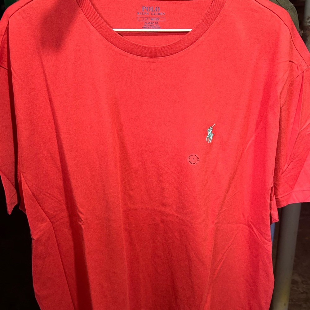 Polo by Ralph Lauren Men's Red T-Shirt